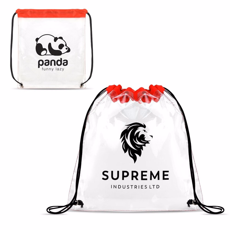Clear Stadium Drawstring Sportpack 12" X 12"