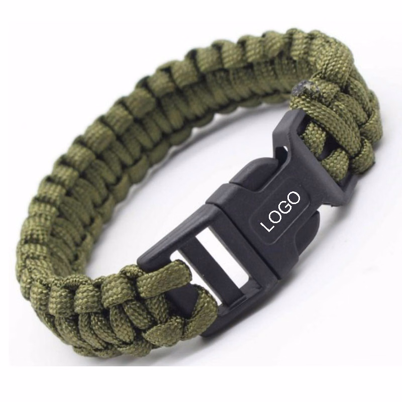 Survival Bracelet W/ Plastic Buckle
