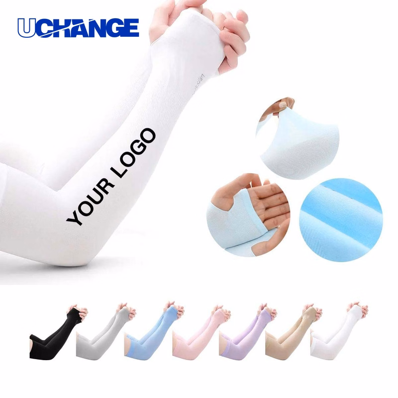 Cooling Arm Sleeves Cover UPF 50 Plus Protection for Outdoor Use