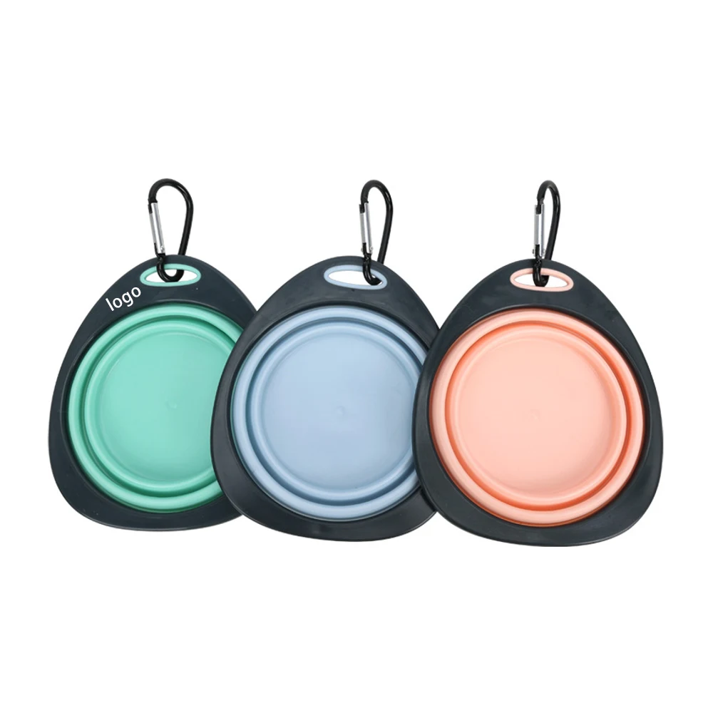 Outdoor pet TPR material folding bowl 1