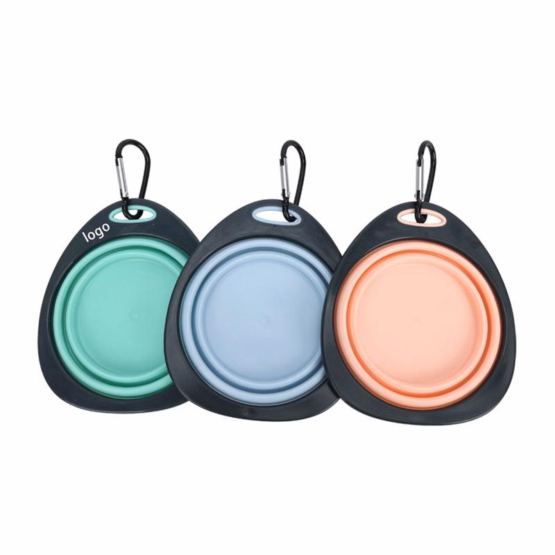 Outdoor pet TPR material folding bowl