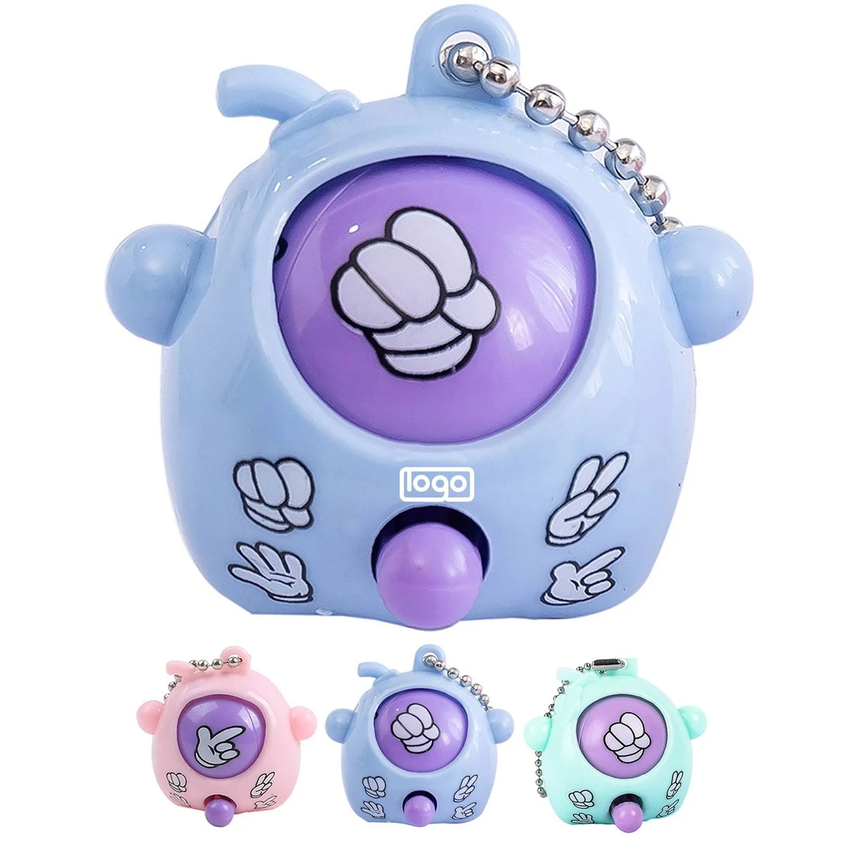 Fist shaped Keychain 1