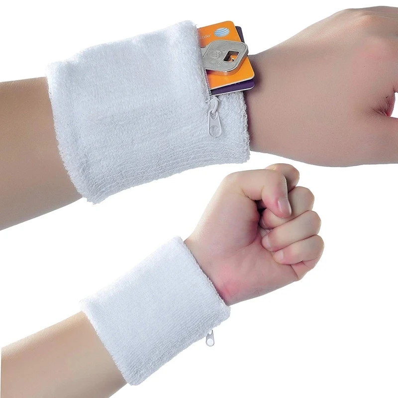 Terry Wristband with Pocket 1