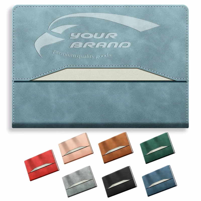 Simple Style Soft Leather Business Office Meeting Notebook