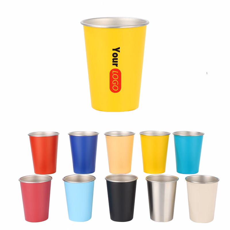 Portable Stainless Steel Outdoor Camping Beer Coffee Cold Mug