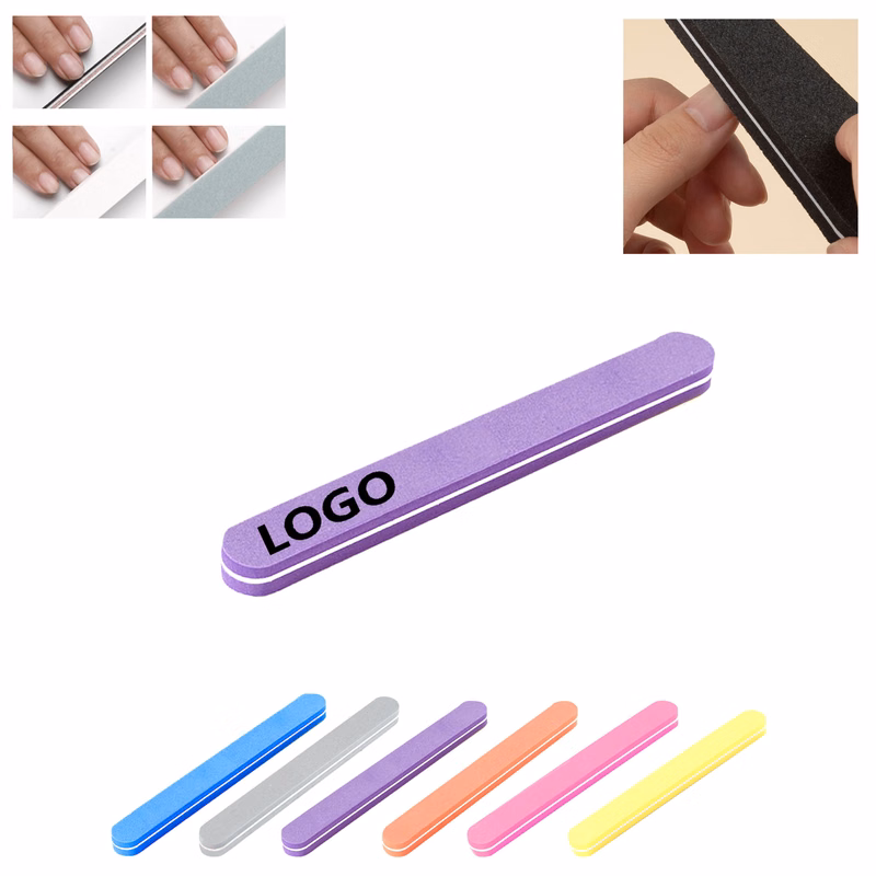 Straight Round Head Sponge File Nail File