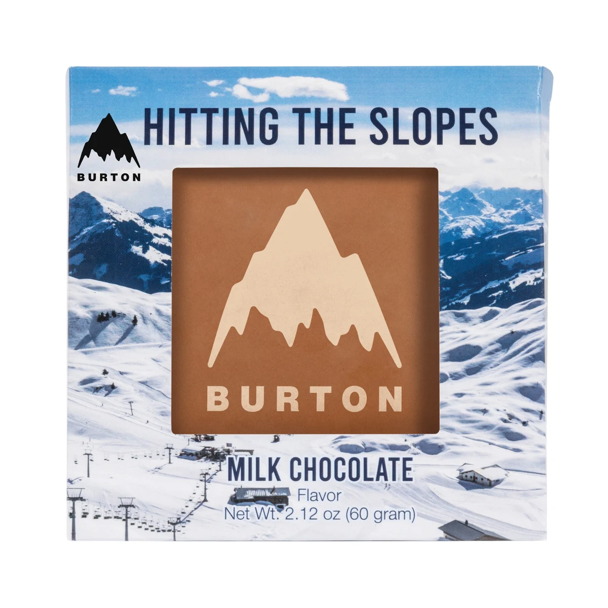 Square Etched Milk Chocolate Bar- Window Box 1