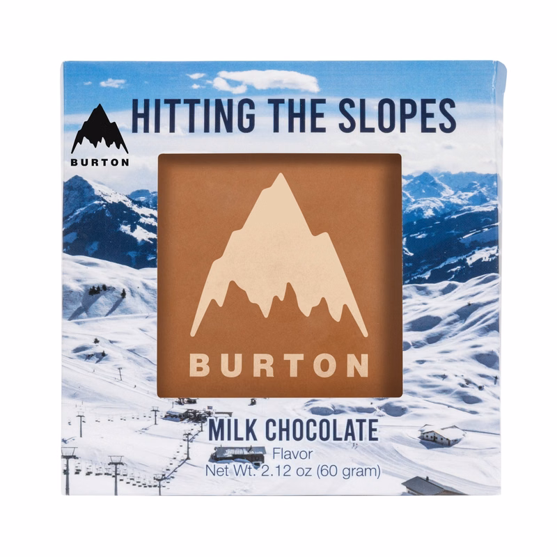 Square Etched Milk Chocolate Bar- Window Box