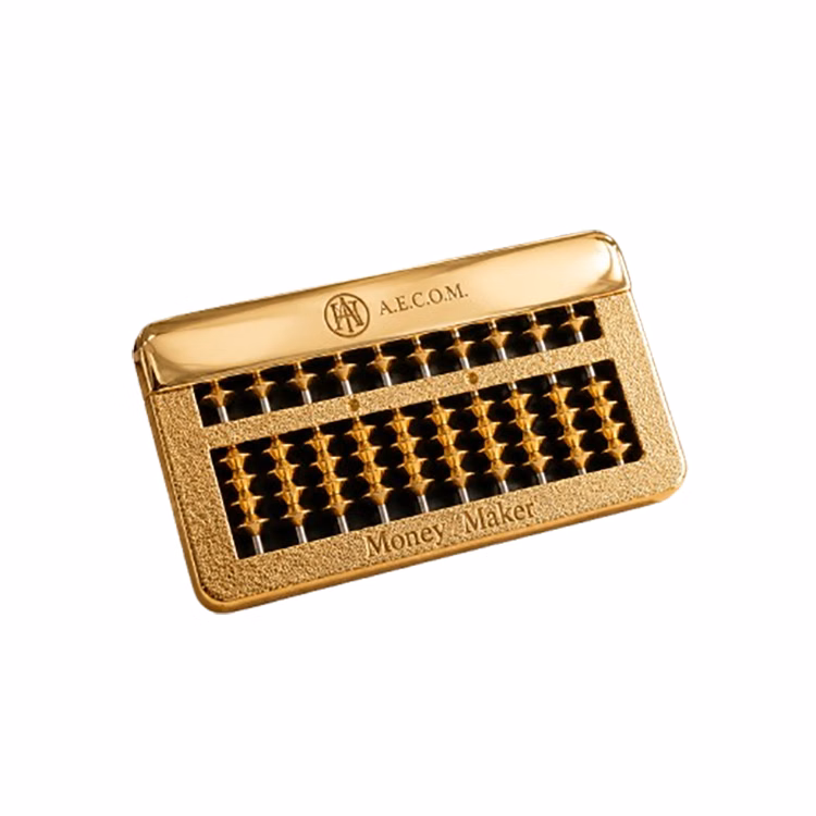 PAPERWEIGHT-BRASS ABACUS