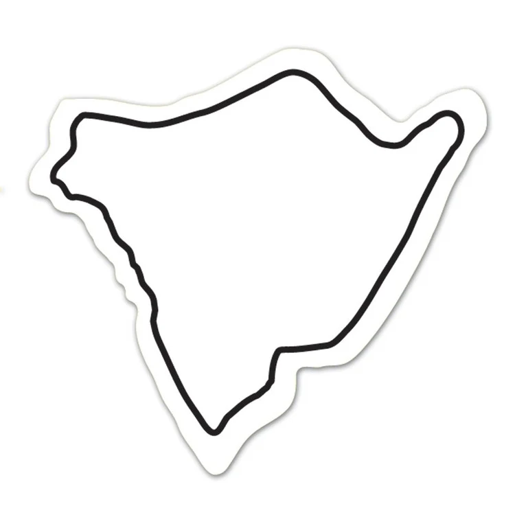 Hawaii State Shape Magnet - Full Color 1