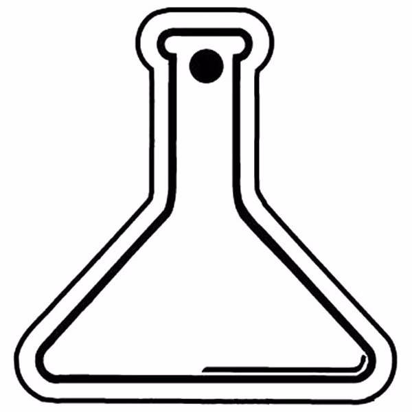 Beaker 1 Key Tag (Spot Color)
