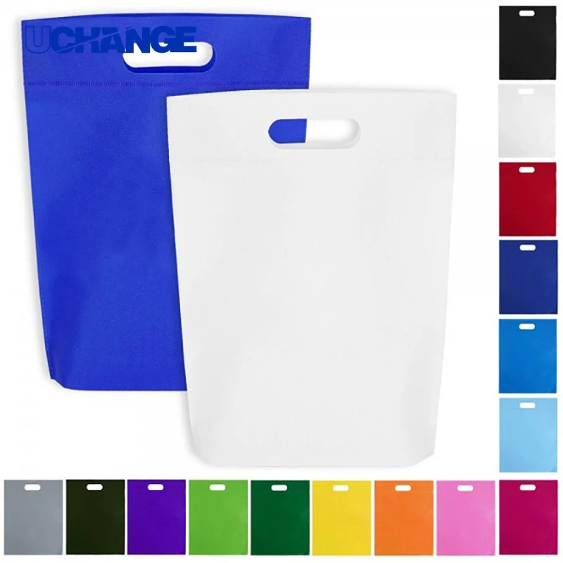 Die Cut Handle Non-Woven Custom Tote Bag 1