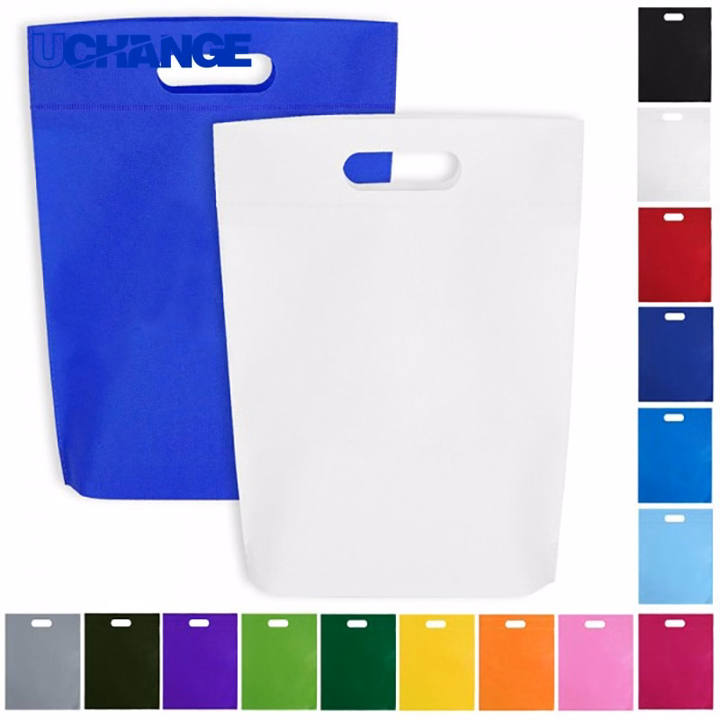 Die Cut Handle Non-Woven Custom Tote Bag