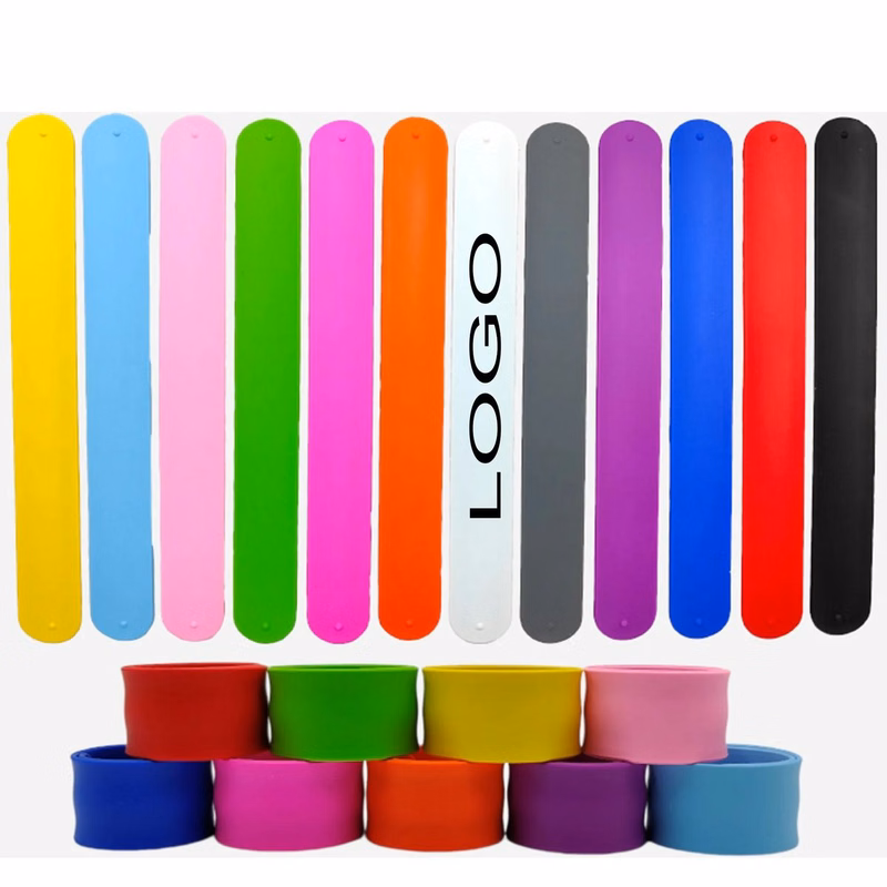 MOQ50 Full Color Print Slap Ring