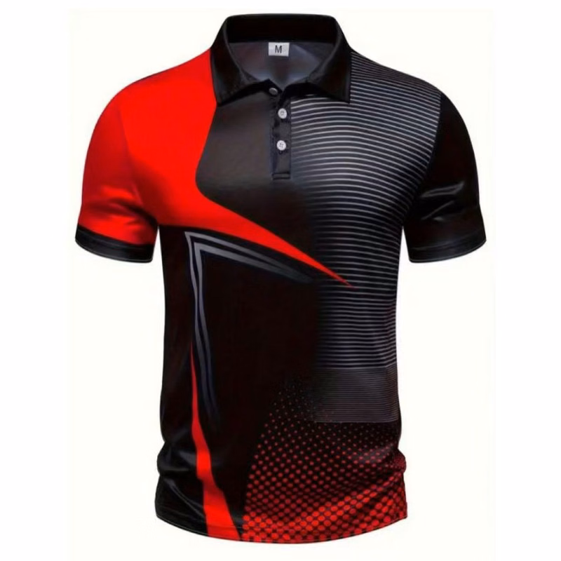 Unisex 140 GSM Sublimation Short Sleeve Polo Shirt
