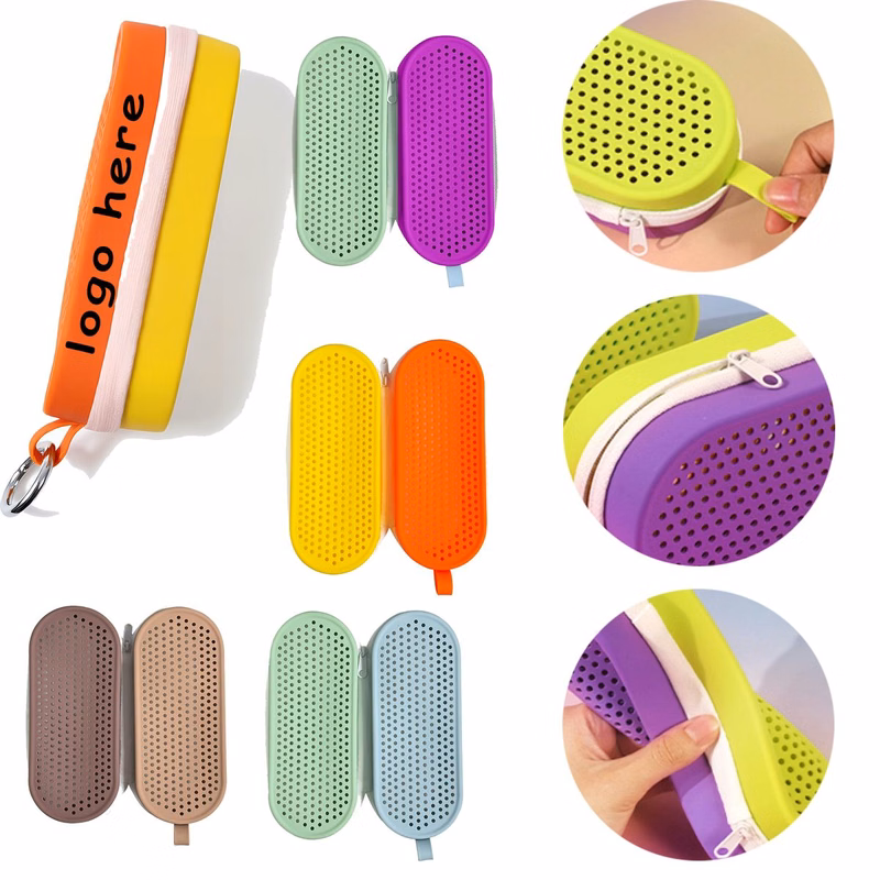 Double-sided Breathable Large Capacity Silicone Goggle Storage Case