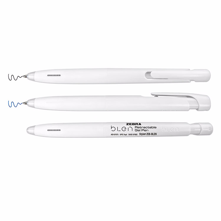 Zebra bLen - Retractable Gel Pen with 0.7mm Medium Point