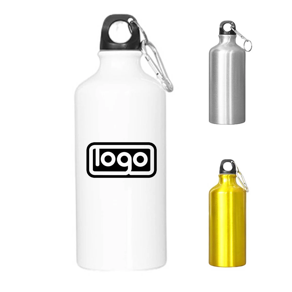 21oz Aluminum Sports Water Bottle, custom water bottle with logo imprint 1