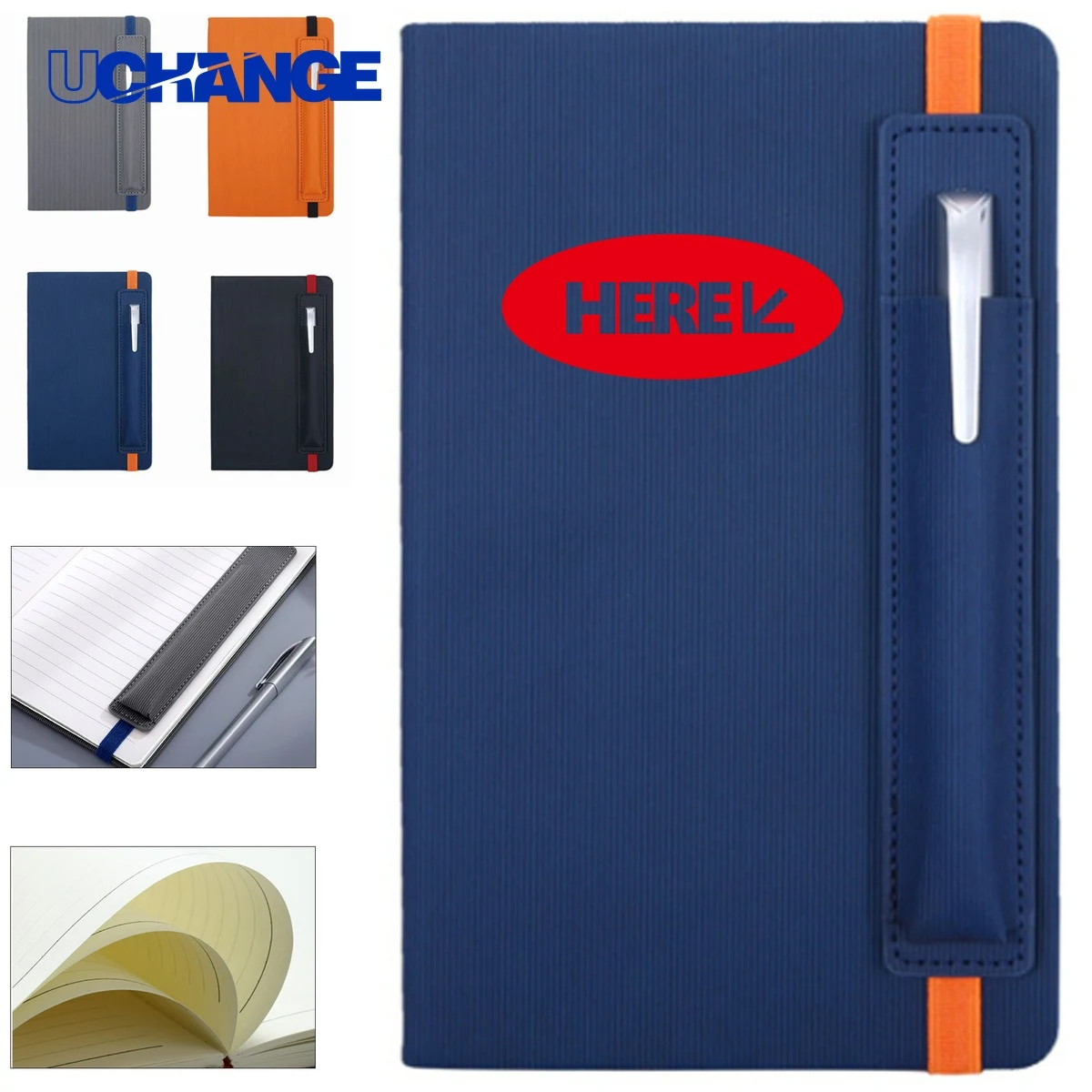 A5 Journal Notebook with Pen Slot for Travel 1
