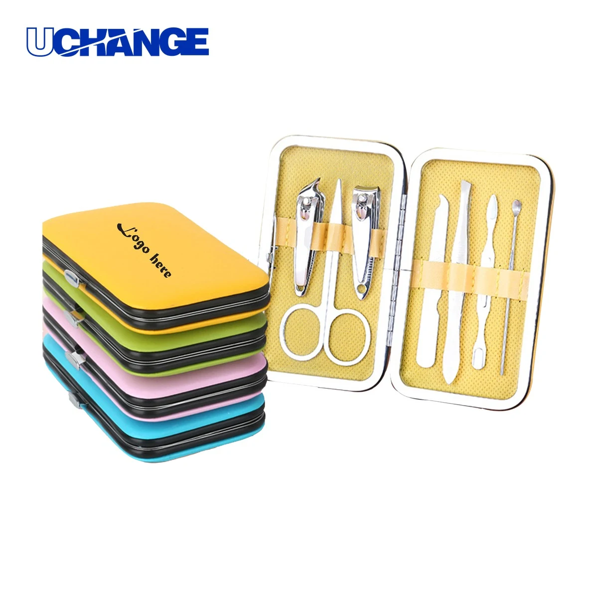7-Piece Leather-Style Manicure Set 1