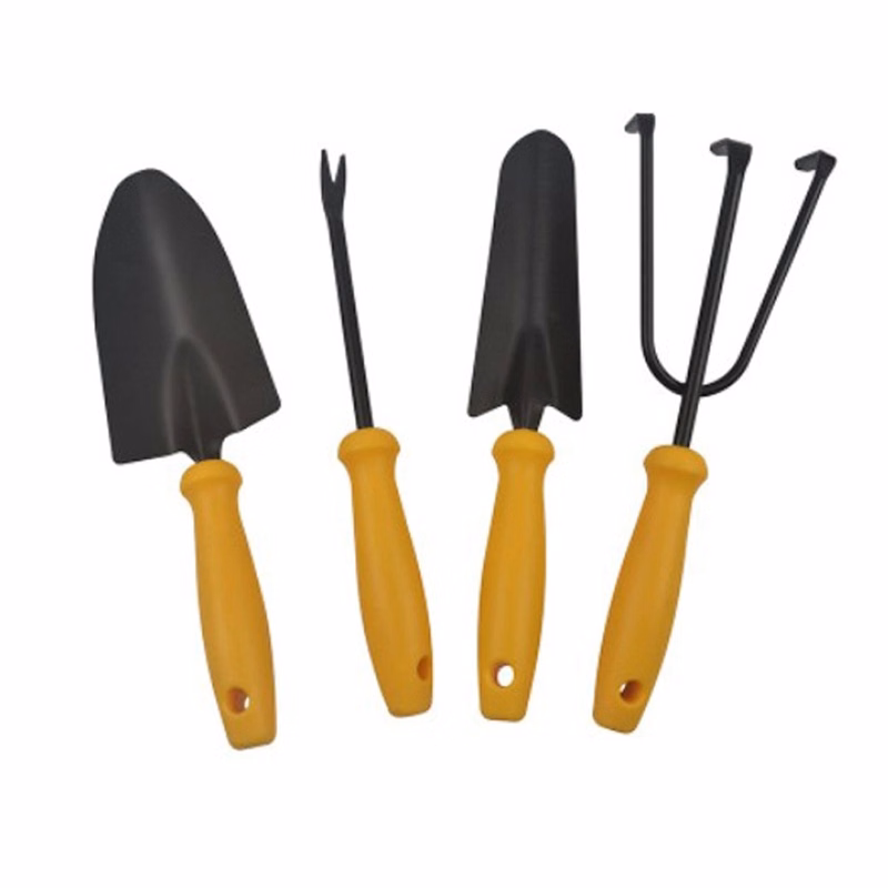 A four-piece set of gardening supplies