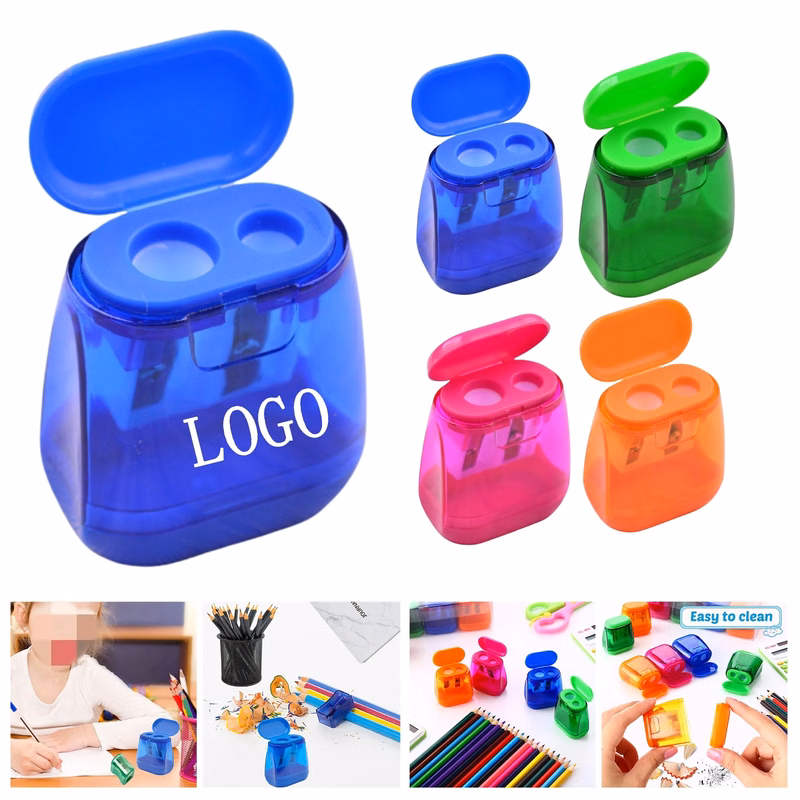 Portable Double Hole Pencil Sharpener