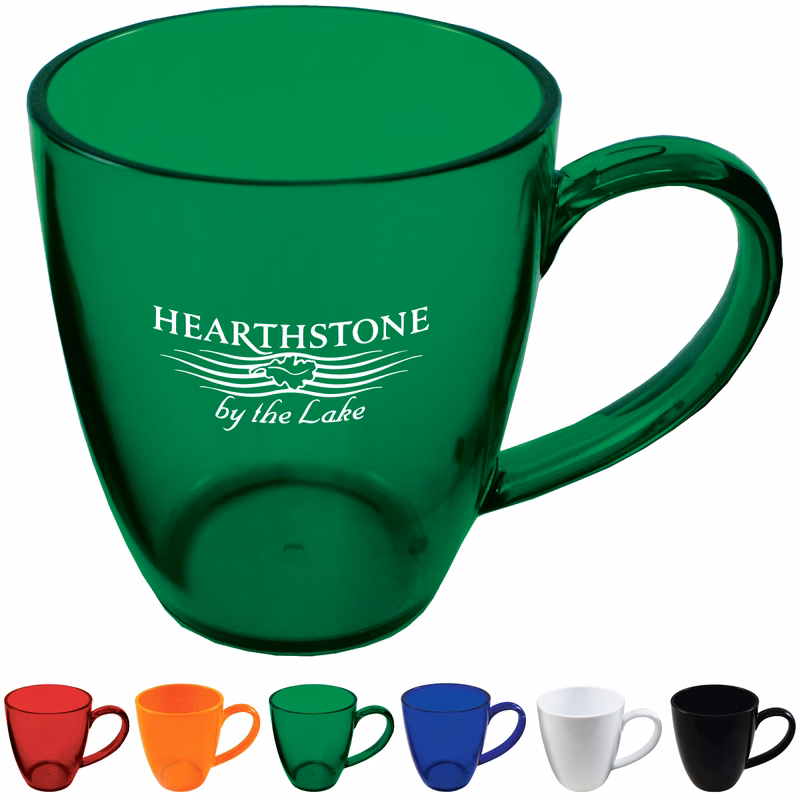 14oz Plastic Bistro Coffee Mug with Handle