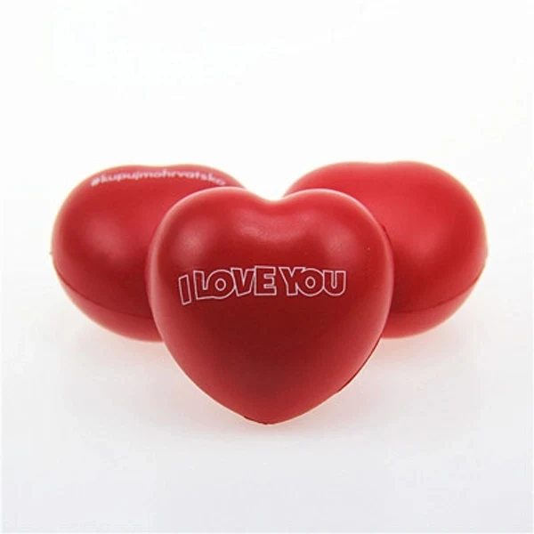 PU Heart Shaped Stress Balls 1