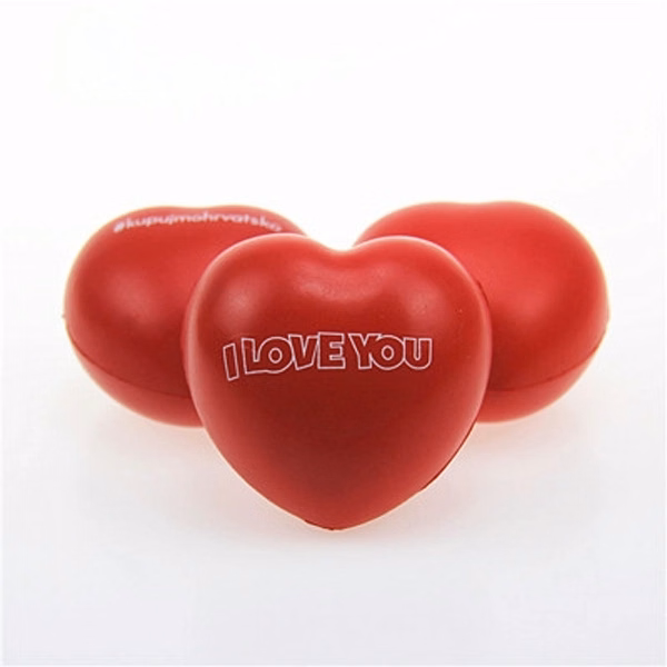PU Heart Shaped Stress Balls