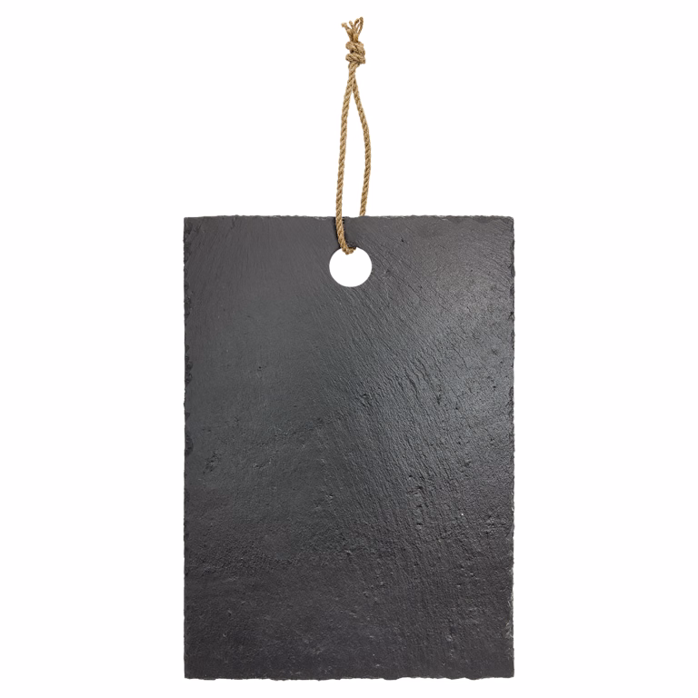 9 3/4" x 13 3/4" Rectangle Slate Cutting Board with Hanger String