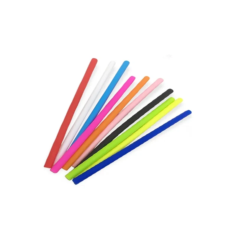 Collapsible Silicone Straw Keychain With Carrying Case 1