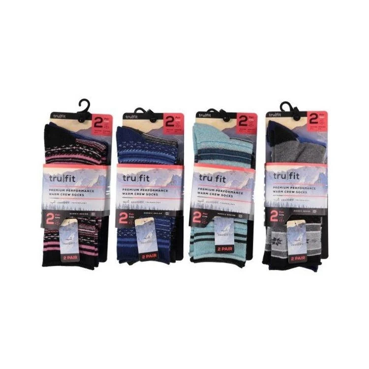 Women's Warm Crew Socks - Assorted 1