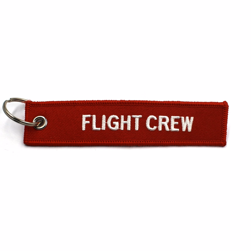 Embroidered Flight Key Tag