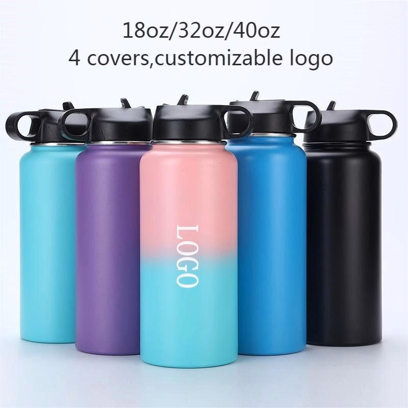 18oz/32oz/40oz Double Wall Vacuum Insulated Sport Water Bot