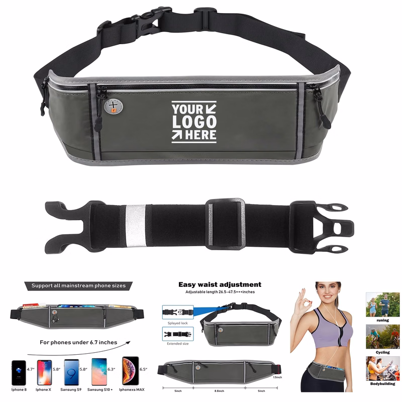 Suitable For Runner Cycling Hiking Running Fanny Pack Waist Bag Phone Water Bottle Holder Belt