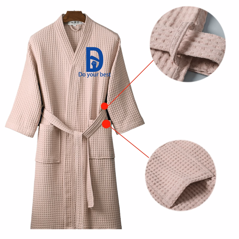 MOQ30 Cotton Unisex Bathrobe