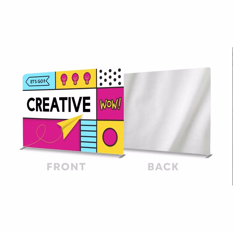 10'x 8 Tube Backdrop Banner Graphic only Single-Sided