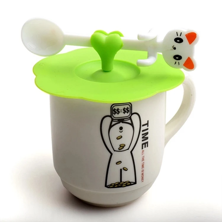 Silicone Lids with Spoon Holder 1