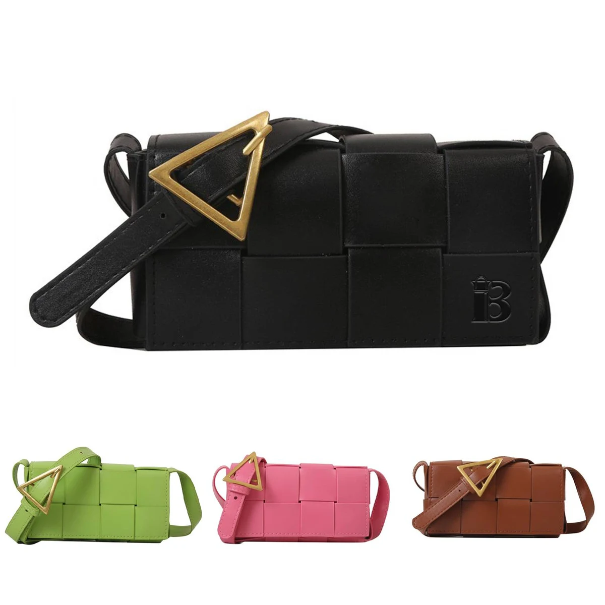 PU Leather Fashionable Shoulder Crossbody Bag 1