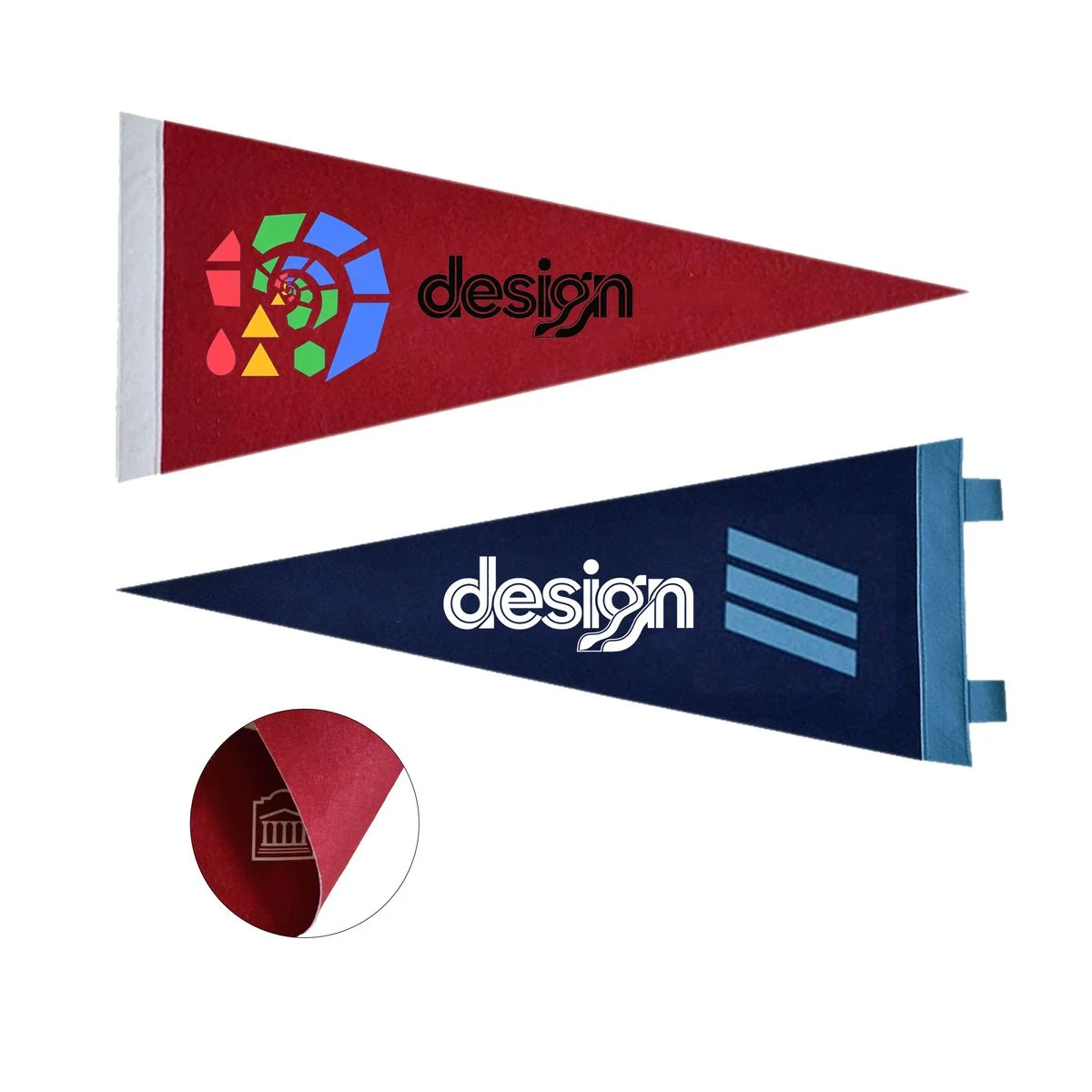 24" ?? 9" Premium Custom Felt Pennant 1