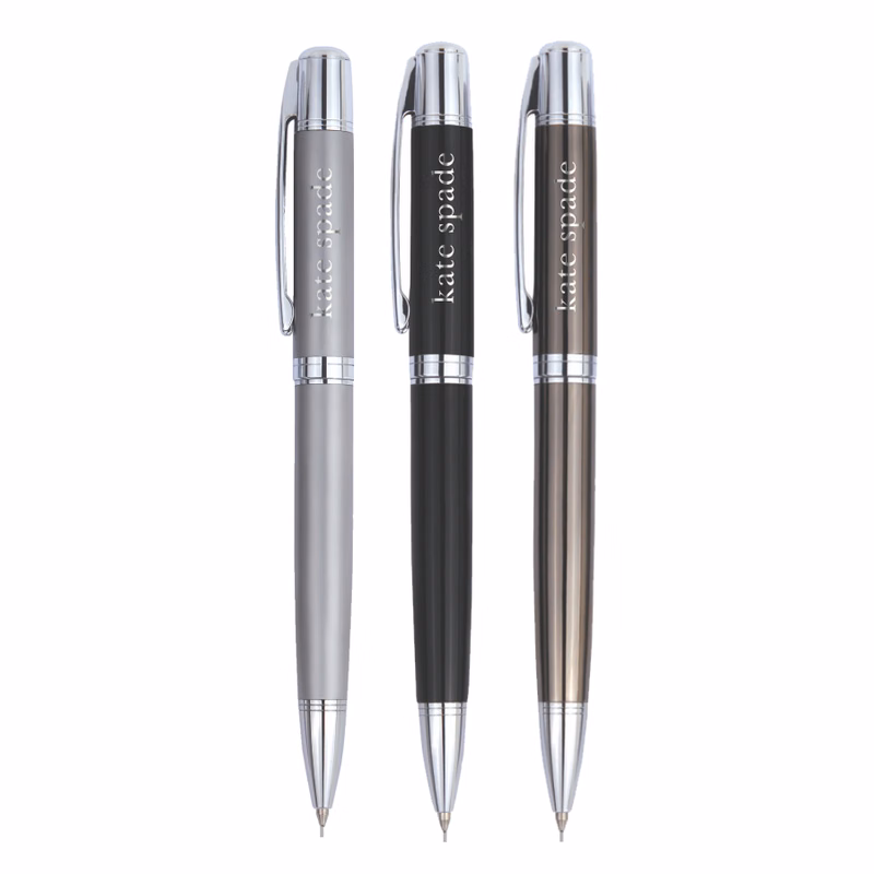 Union Printed - Heavy Metal Mechanical Pencil with Laser Engraved Logo