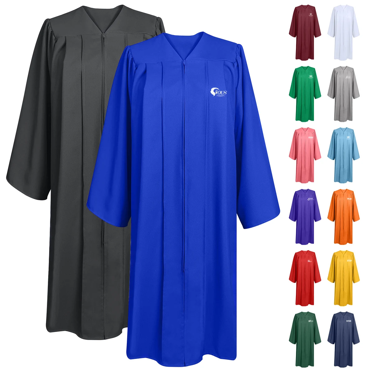Matte Graduation Gown 1