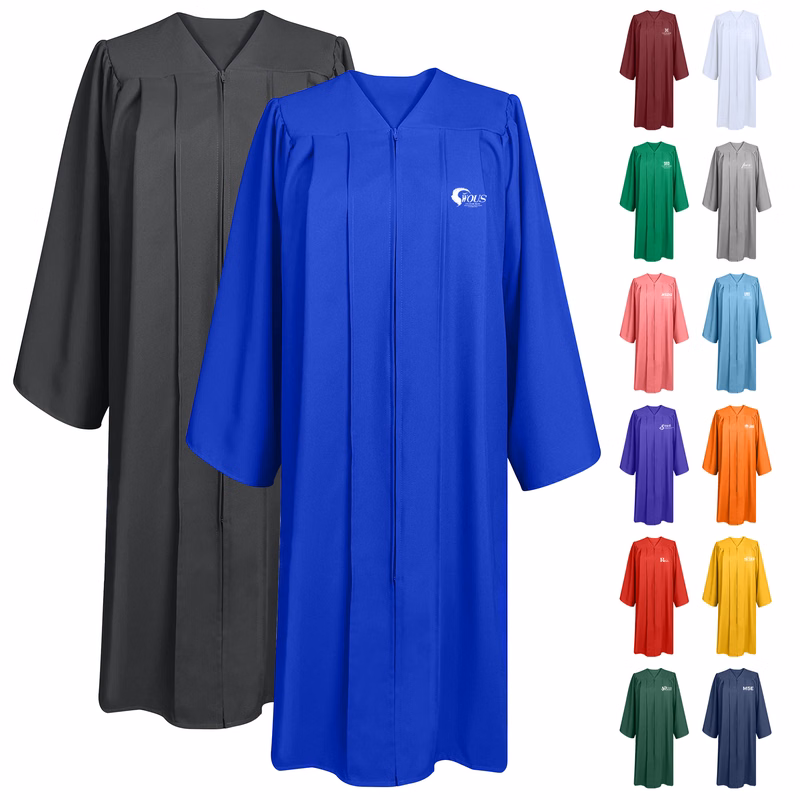 Matte Graduation Gown