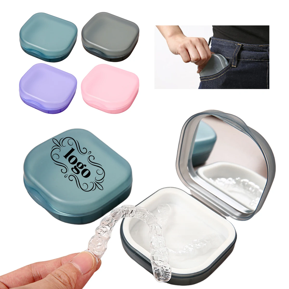 Invisible Dental Retainer Storage Case 1