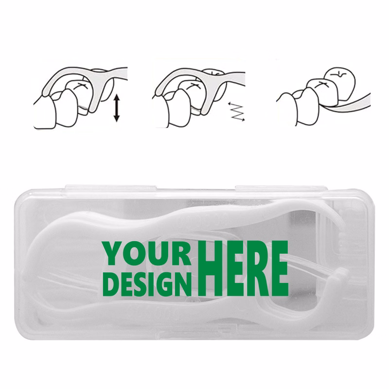 Portable Pack of 10 Floss Picks for Easy Use