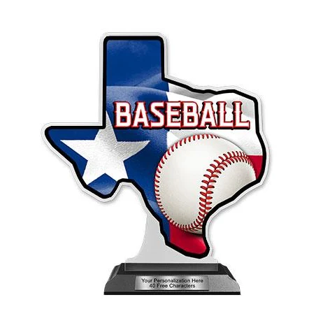State Wood Trophy: 6" Texas Shape, (Event type/des 1