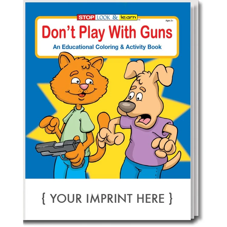 COLORING BOOK - Don't Play With Guns Coloring & Activity Book 1