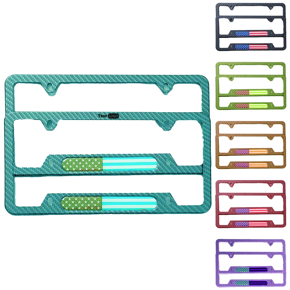 Aluminum Custom License Plate Frame 1