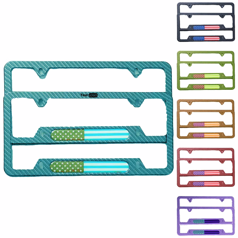 Aluminum Custom License Plate Frame
