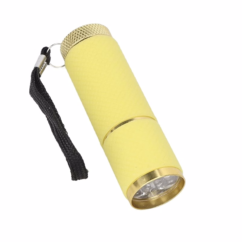 9 LED Portable Aluminum Flashlight